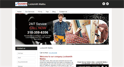 Desktop Screenshot of locksmithmalibuca.com