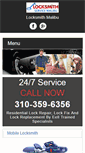 Mobile Screenshot of locksmithmalibuca.com